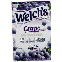 WELCH's Grape Singles To Go Drink Mix - 0.075 Ounce - 6 Count