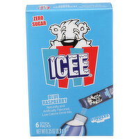 ICEE Blue Raspberry Drink Mix - 0.058 Ounce - 6 Count