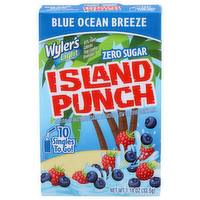 Wyler's Light Island Punch Blue Ocean Breeze - 0.118 Ounce - 10 Count