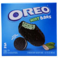Oreo Frozen Dairy Dessert Bars, Mint, 5 Pack - 2.74 Fluid Ounce - 5 Count