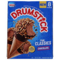 Drumstick Classic Chocolate - 4.6 Fluid Ounce - 8 Count