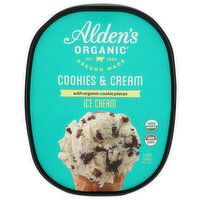 ALDEN's Organic Ice Cream Cookies & Cream - 1.5 Quart