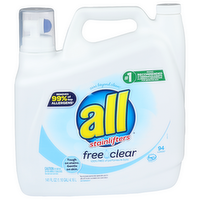 All With Stainlifters Free Clear Detergent - 1.5 Fluid Ounce - 94 Count