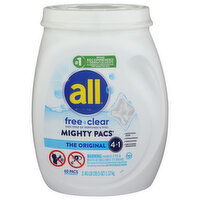 All Detergent, Free Clear, 1, The Original - 0.041 Pound - 60 Count