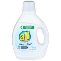 All With Stainlifters Free Clear Detergent - 1.517 Fluid Ounce - 58 Count
