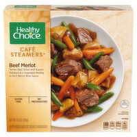 Healthy Choice Cafe Steamers Beef Merlot, Frozen Meal - 9.5 Ounce