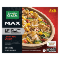 Healthy Choice Max Protein Bowl Lemon Herb Chicken Frozen Meal - 13.75 Ounce