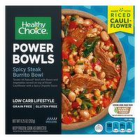 Healthy Choice Power Bowls, Spicy Steak Burrito Bowl, Frozen Meal - 9.25 Ounce