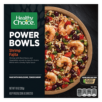 Healthy Choice Power Bowls, Shrimp Fajita, Frozen Meal, Bowl - 10 Ounce
