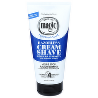 Softsheen Carson Magic Light Fresh Scent With Shea Butter + Sweet Almond Oil Regular Strength Cream Shave - 6 Ounce
