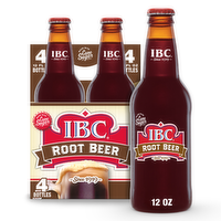 Ibc Root Beer Made With Sugar Soda - 3 Fluid Ounce - 4 Count