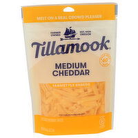 Tillamook Medium Cheddar Shredded Cheese - 8 Ounce