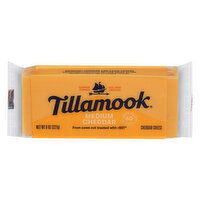 Tillamook Medium Cheddar Chunk - 8 Ounce