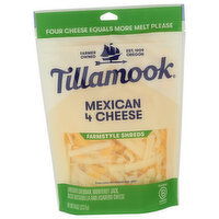 Tillamook Mexican Cheese Shredded 4 Blend - 8 Ounce