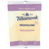 Tillamook  Sliced Provolone Cheese - 0.875 Ounce - 8 Count
