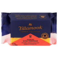 TILLAMOOK Cheese Garlic Chili Cheddar Chunk - 7 Ounce