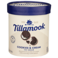 Tillamook Cookies And Cream Frozen Crem Ice - 1.5 Quart