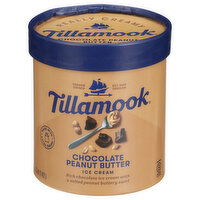 Tillamook Chocolate Peanut Butter Frozen Ice Cream - 1.5 Quart