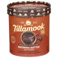 TILLAMOOK Brownie Batter Frozen Chocolate Collection Ice Cream - 1.5 Quart