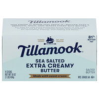 Tillamook Sea Salted Butter Sticks Extra Creamy - 4 Ounce - 4 Count
