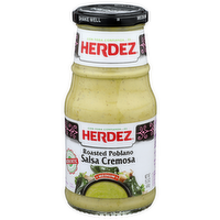 Herdez Roasted Poblano Medium Salsa Cremosa - 15.3 Ounce