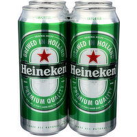 Heineken 4pk Cans - 16 Fluid Ounce - 1 Count