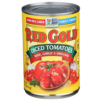 Red Gold 12 Di Tom W Basil Garlic Oregano - 14.5 Ounce