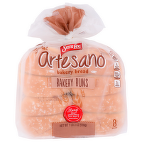 Sara Lee Artesano Bakery Bread Buns - 2.375 Ounce - 8 Count