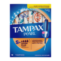 Tampax Pearl Leakguard Protection - 18 Count