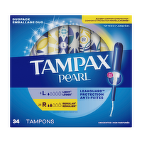 Tampax Pearl Duopack Tampons - 34 Count