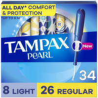 Tampax Pearl Duopack Tampons - 34 Count