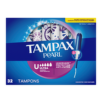 Tampax Pearl Leakguard Protection - 32 Count