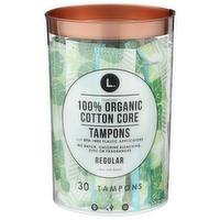 L. Regular Tampons - 30 Count