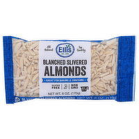 Ellis Blanched Slivered Almonds - 6 Ounce