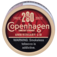 Copenhagen Long Cut Straight Smokeless Tobacco - 1.2 Ounce