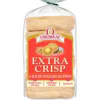 Oroweat Extra Crisp English Muffins - 2.083 Ounce - 6 Count