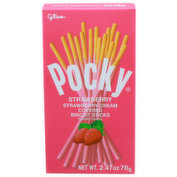 Pocky Strawberry Cream Covered Biscuit Sticks - 2.47 Ounce