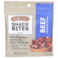 Old Wisconsin Snack Bites Beef Sausage - 5 Ounce
