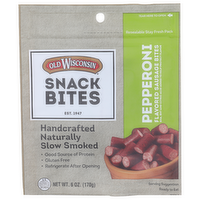Old Wisconsin Snack Bites Pepperoni - 6 Ounce