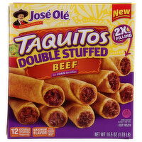 Jose Ole Taquitos Dbl Stfd Beef Taquito - 1.375 Ounce - 12 Count