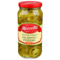 Mezzetta Family Co Medium Heat Sliced Tamed Jalapeno Peppers - 16 Fluid Ounce