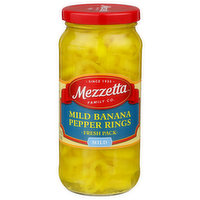Mezzetta Family Co Fresh Pack Mild Banana Pepper Rings - 16 Fluid Ounce
