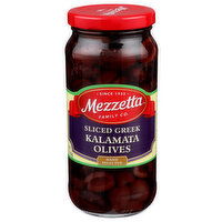 Mezzetta Family Co Hand Selected Sliced Greek Kalamata Olives - 9.5 Ounce
