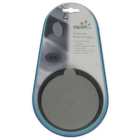 Squish Kitchen Sink Strainer & Stopper - 1 Each