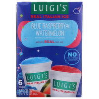 Luigi's Luigis Itln Ice Wtrlmn Bl Rspbry - 6 Fluid Ounce - 6 Count