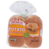 Oroweat Buns Potato Sandwich - 0.125 Pound - 8 Count