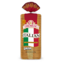 Oroweat D'italiano Italian Bread, Sliced Bread Free From Artificial Colors, Flavors And Preservatives, Loaf - 22 Ounce