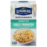 Lundberg Family Farms Garlic Primavera Risotto Entrée Sustainable - 5.5 Ounce