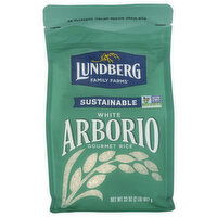 Lundberg Family Farms White Arborio Rice Packaged Sustainable - 32 Ounce