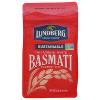 Lundberg Family Farms White Basmati Rice Packaged Sustainable - 32 Ounce